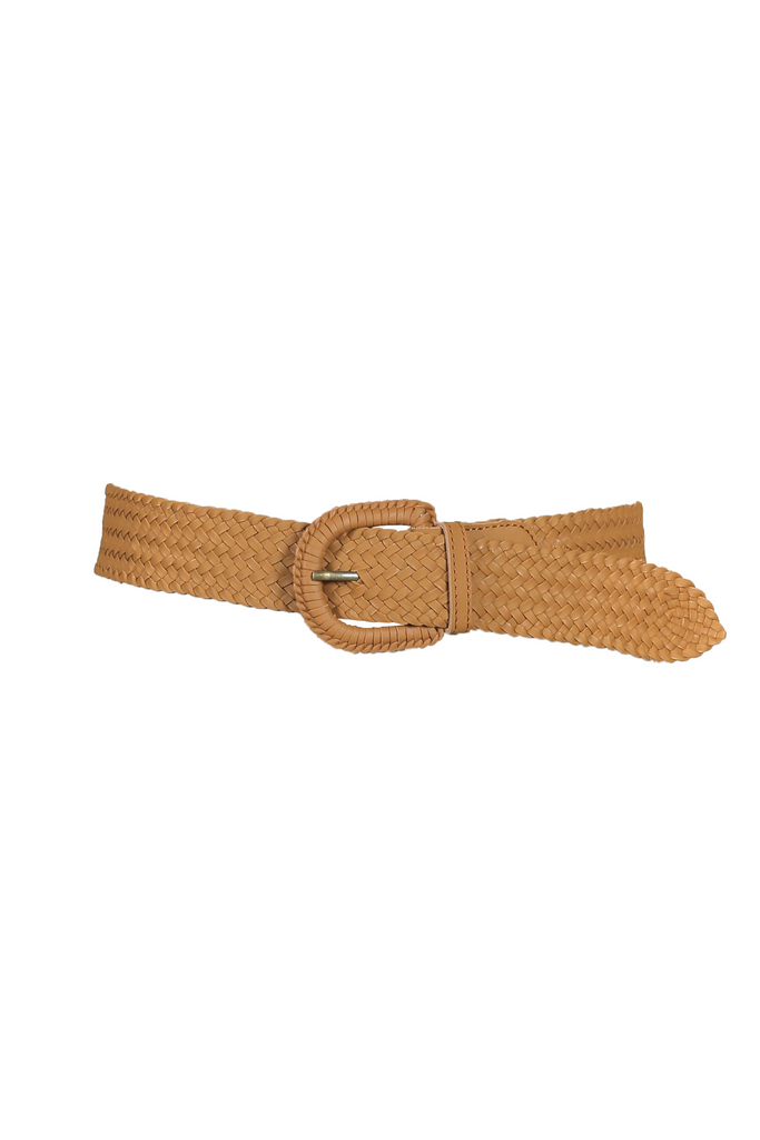 Caramel Braided Belt | Wild Hips